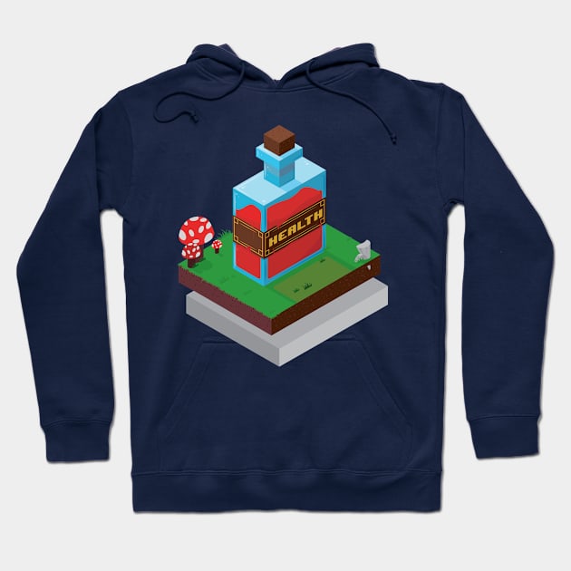 Health Potion Hoodie by vankovvv